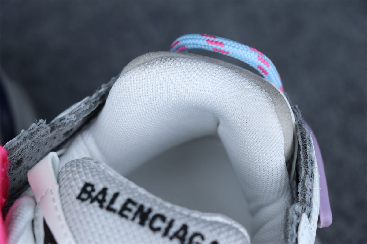 Balenciaga Runner Sneaker 'Grey Light Purple Neon Yellow'