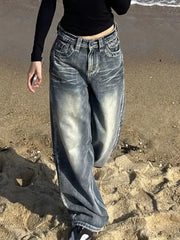 Y2K Baggy Vintage Washed Jeans