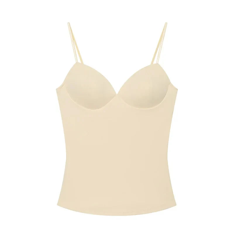 Y2K Bodycon Backless Low Cut Crop Top