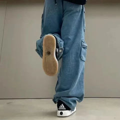 Y2K Cargo Pocket Jeans