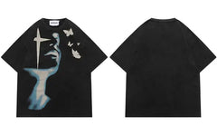 Y2K Graphic Baggy T Shirt