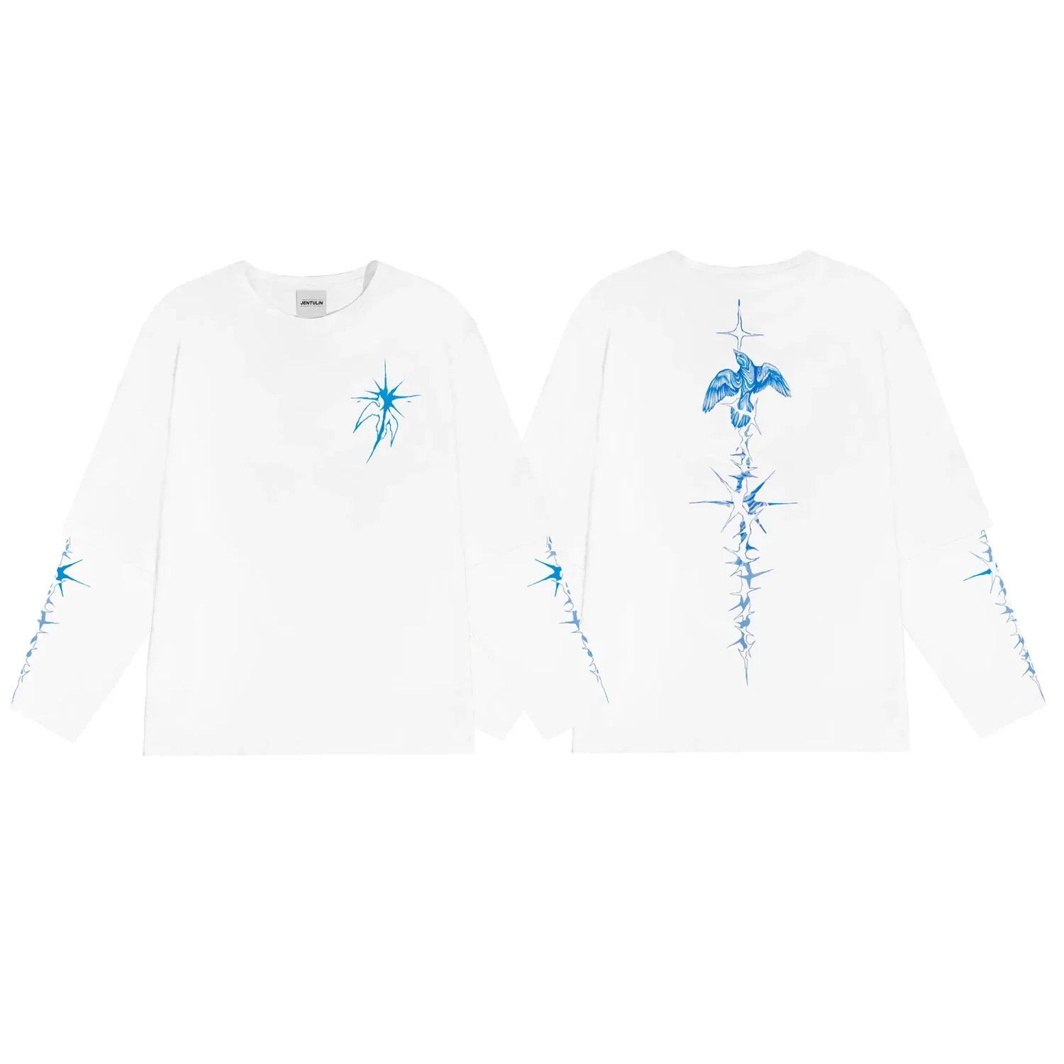 Y2K Kiss From a Dove Graphic Long Sleeve Top T-Shirt