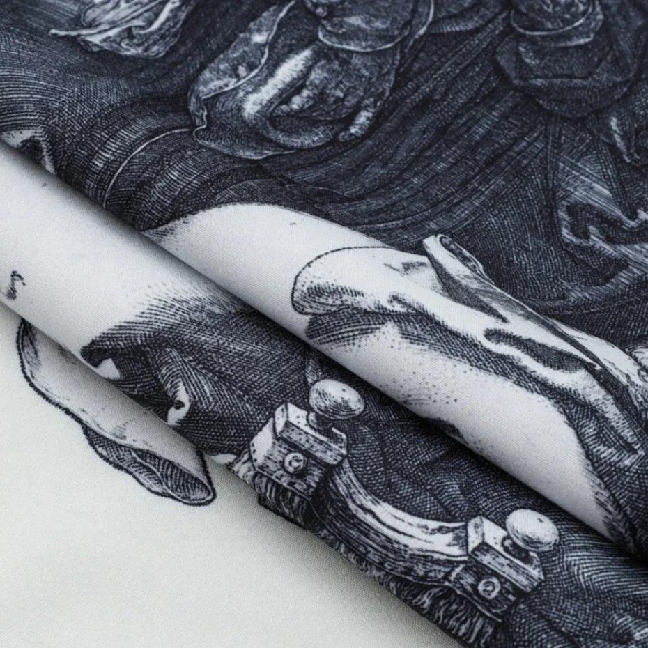 Y2K "Knights Realm" Short Sleeve Button Down Shirt