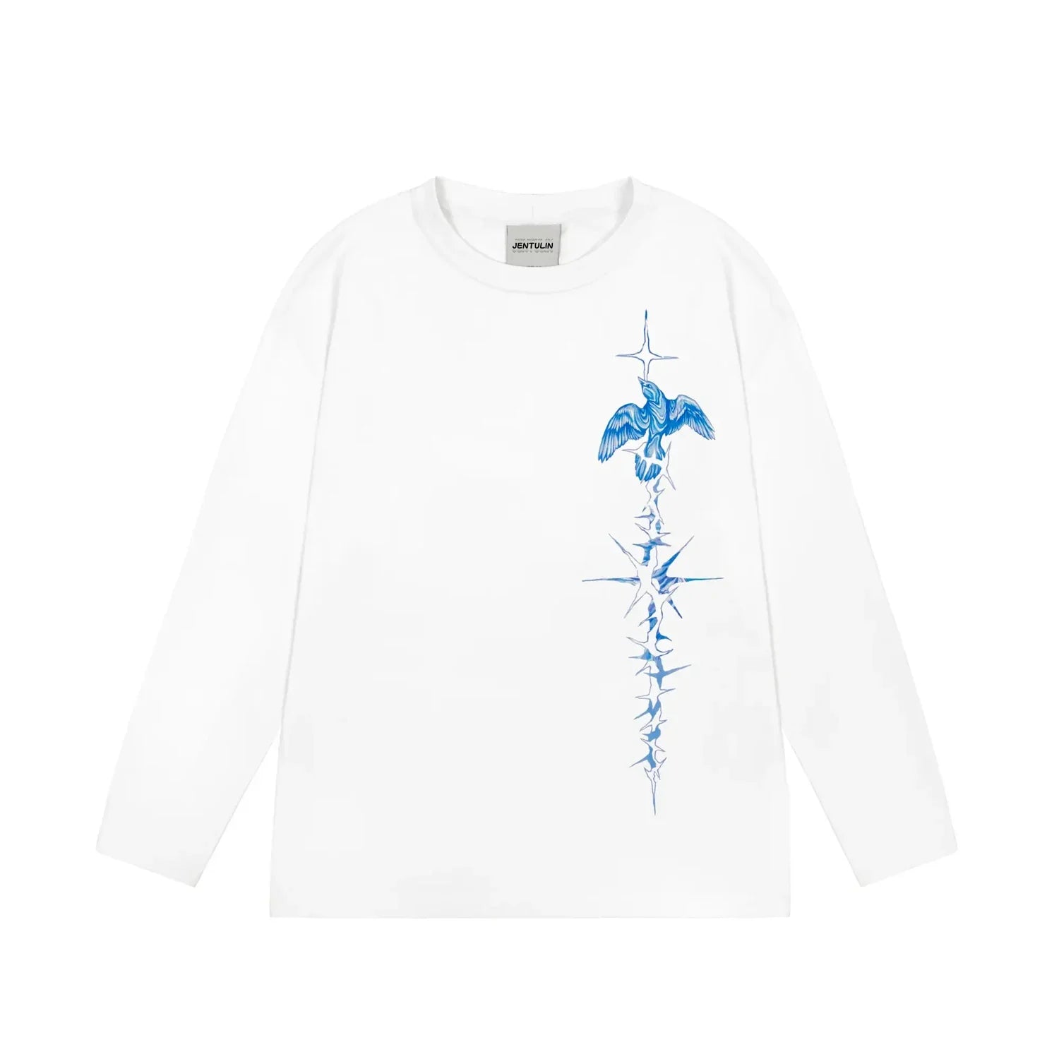 Y2K Long Sleeve Holy Graphic Top T Shirt