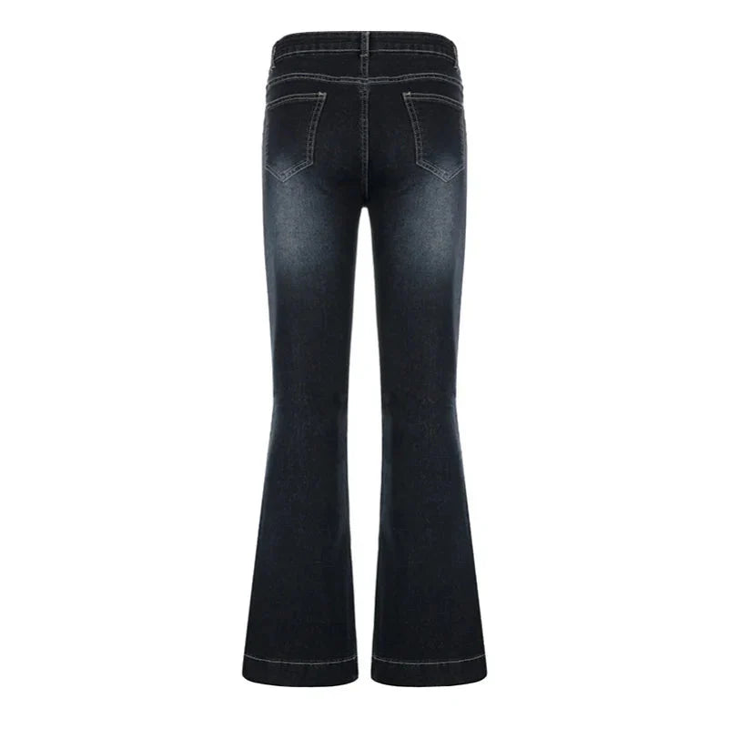 Y2K Low Waist Flared Jeans