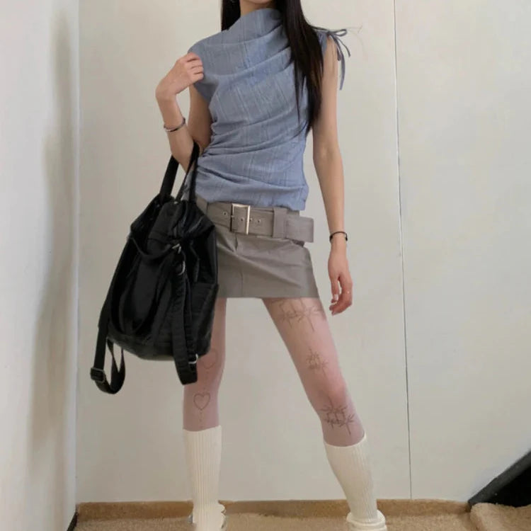 Y2K Minimalist Sleeveless Chic Top