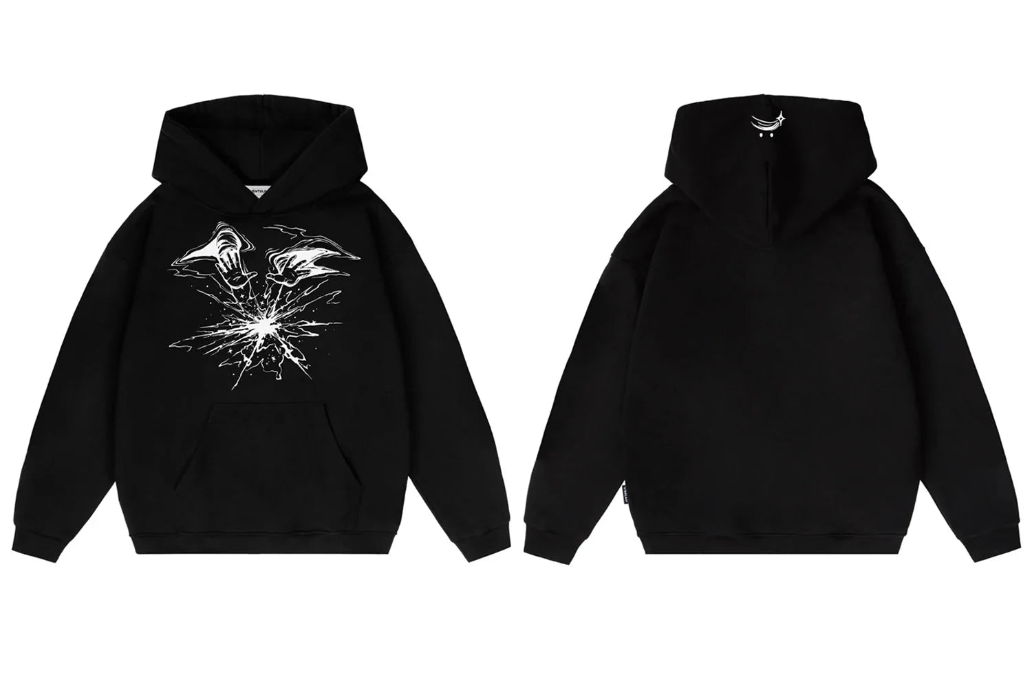 Y2K Omnipotent Power Print Graphic Hoodie