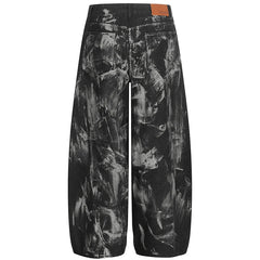 Y2K Rivet Patchwork Painter Baggy Jeans