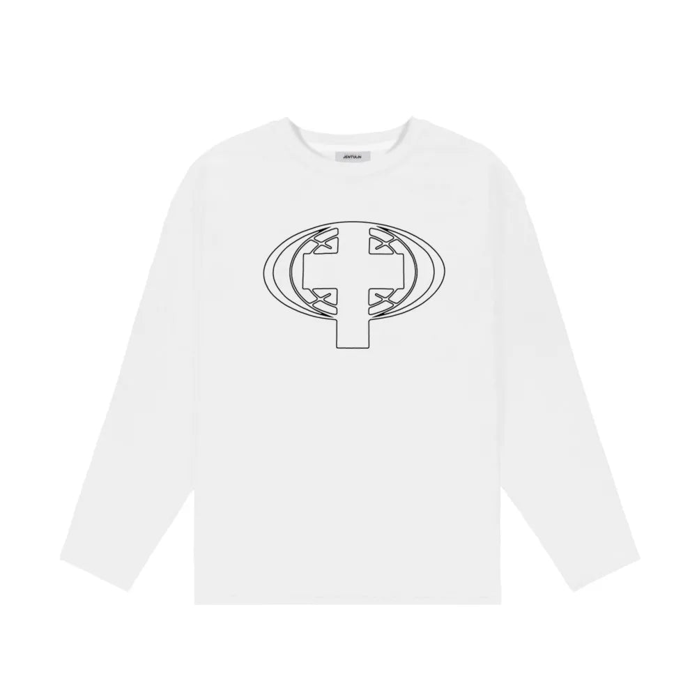 Y2K Satan Club Graphic Long Sleeve Top T-Shirt