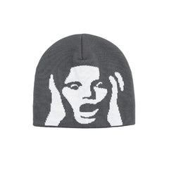 Y2K Scream Beanie Hat