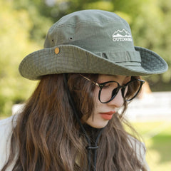 Y2K Stone-Washed Safari Bucket Hat