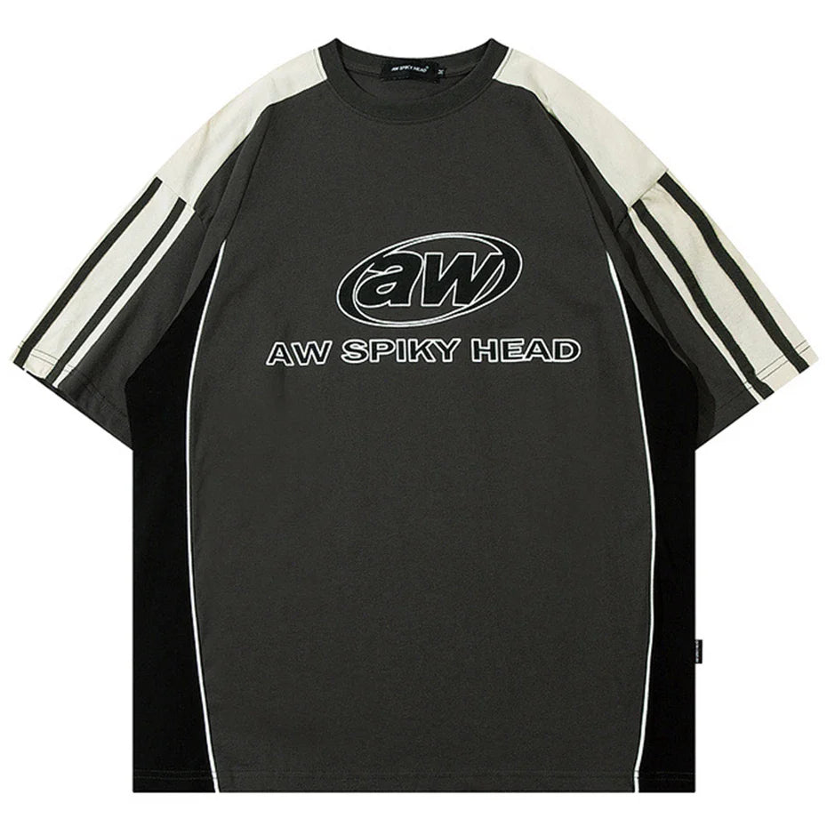 Y2K Vintage Oversized "Spiky" T Shirt