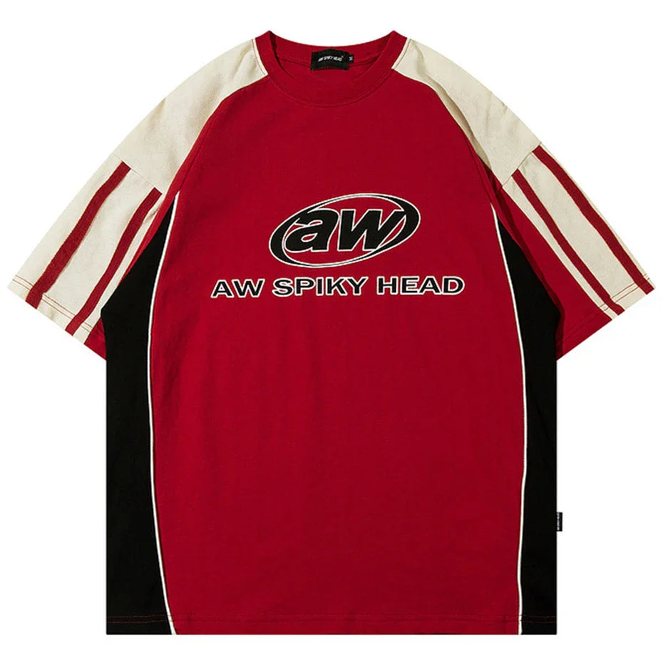 Y2K Vintage Oversized "Spiky" T Shirt