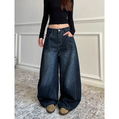 Y2K Wide Leg Baggy Denim Boot Cut Barrel Jeans