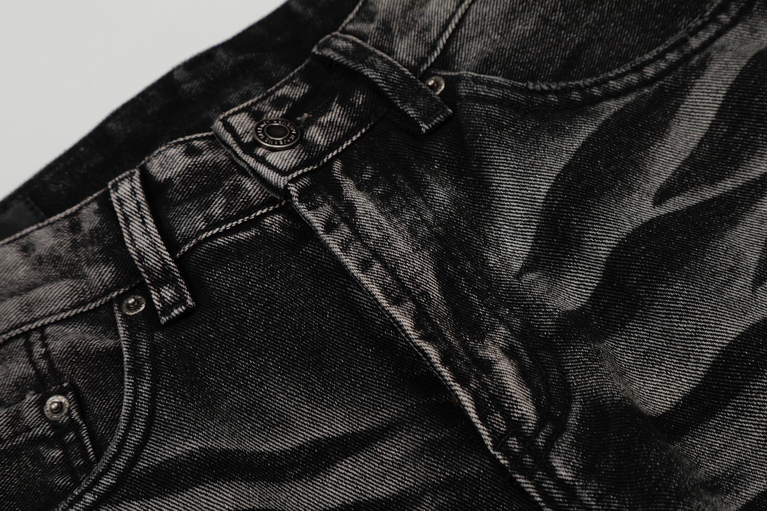 CapCabin Washed Athletic Blend Denim Pants