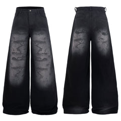 CapCabin Shadow Camo Wide-Leg Pants