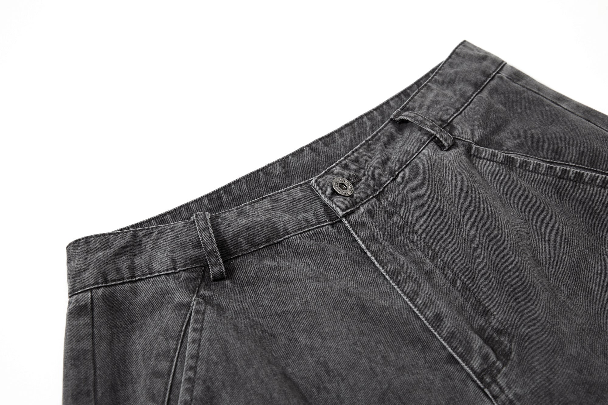 CapCabin Washed Wide-Leg Cargo Pants