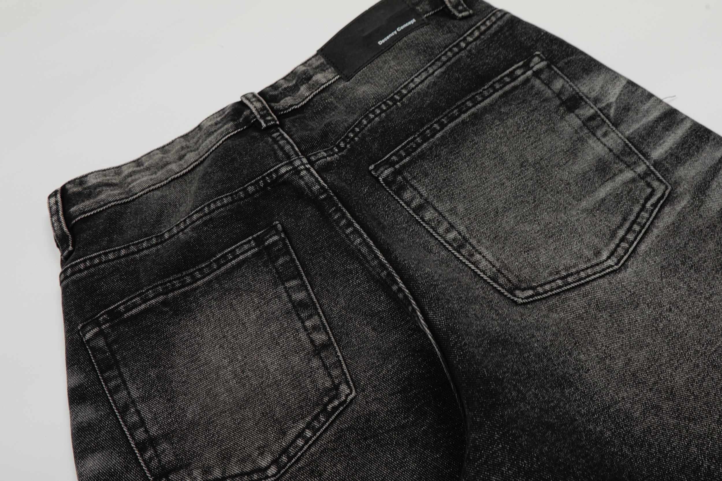 CapCabin Washed Athletic Blend Denim Pants