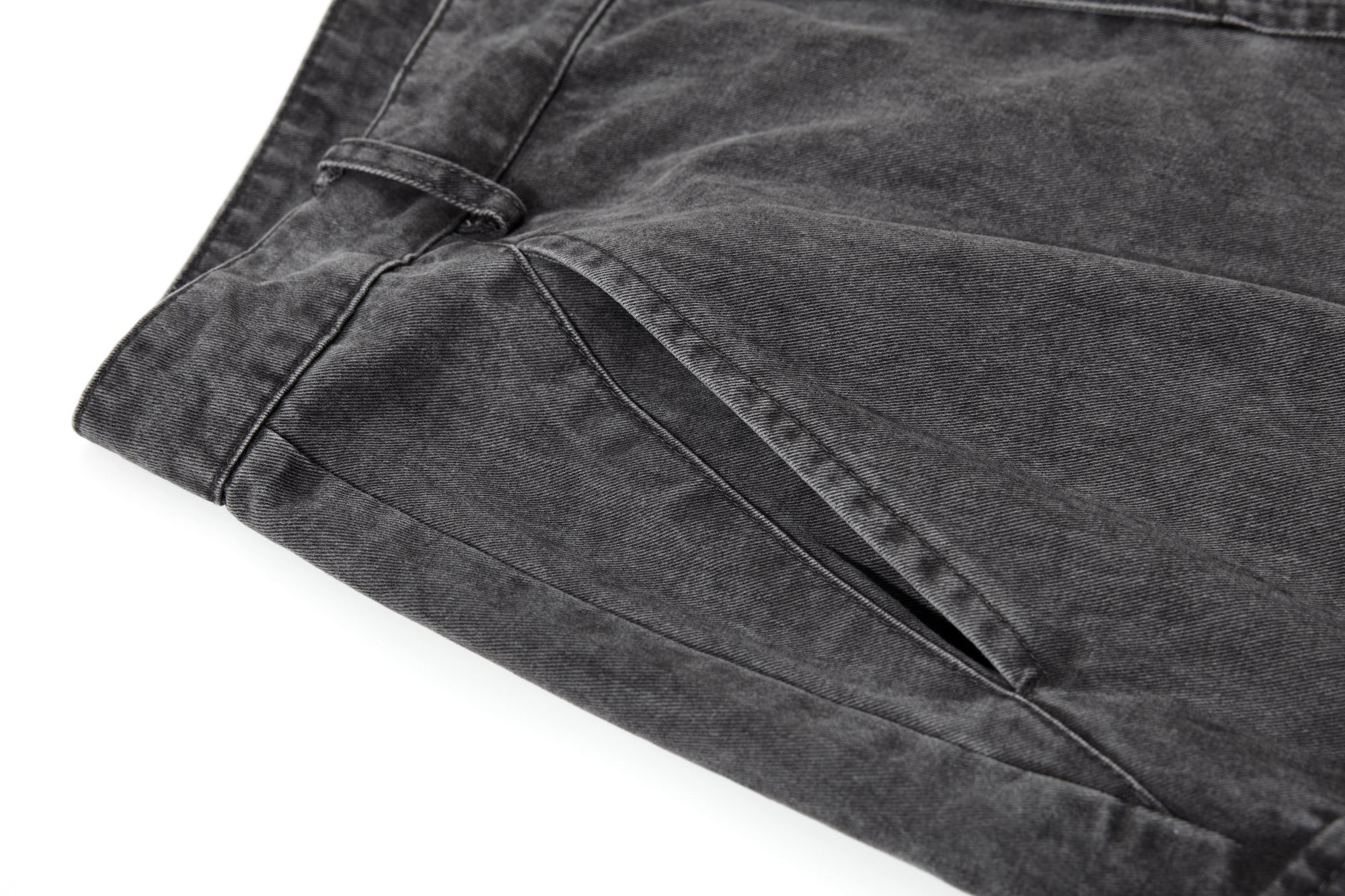 CapCabin Washed Wide-Leg Cargo Pants