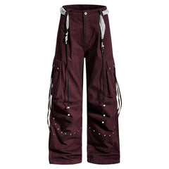 American Street Multi-Pocket Straight-Leg Cargo Pants