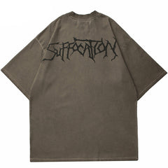 Angel Dark Print Y2K T-Shirts