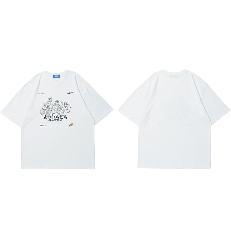Animals Print Y2K T Shirt