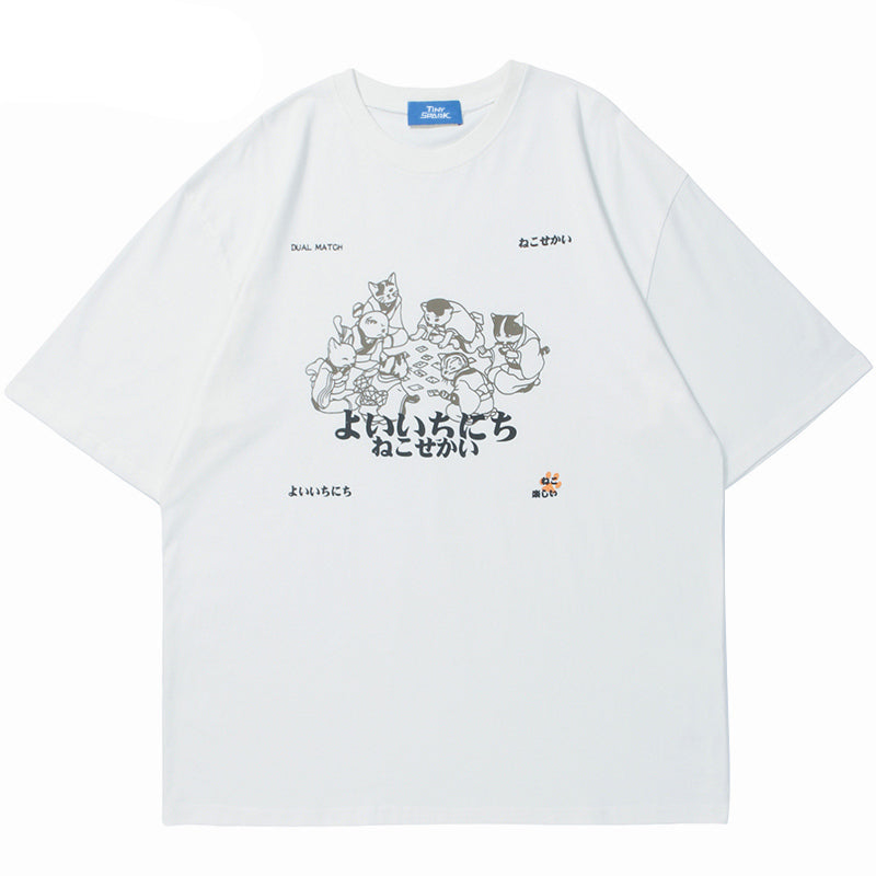 Animals Print Y2K T Shirt