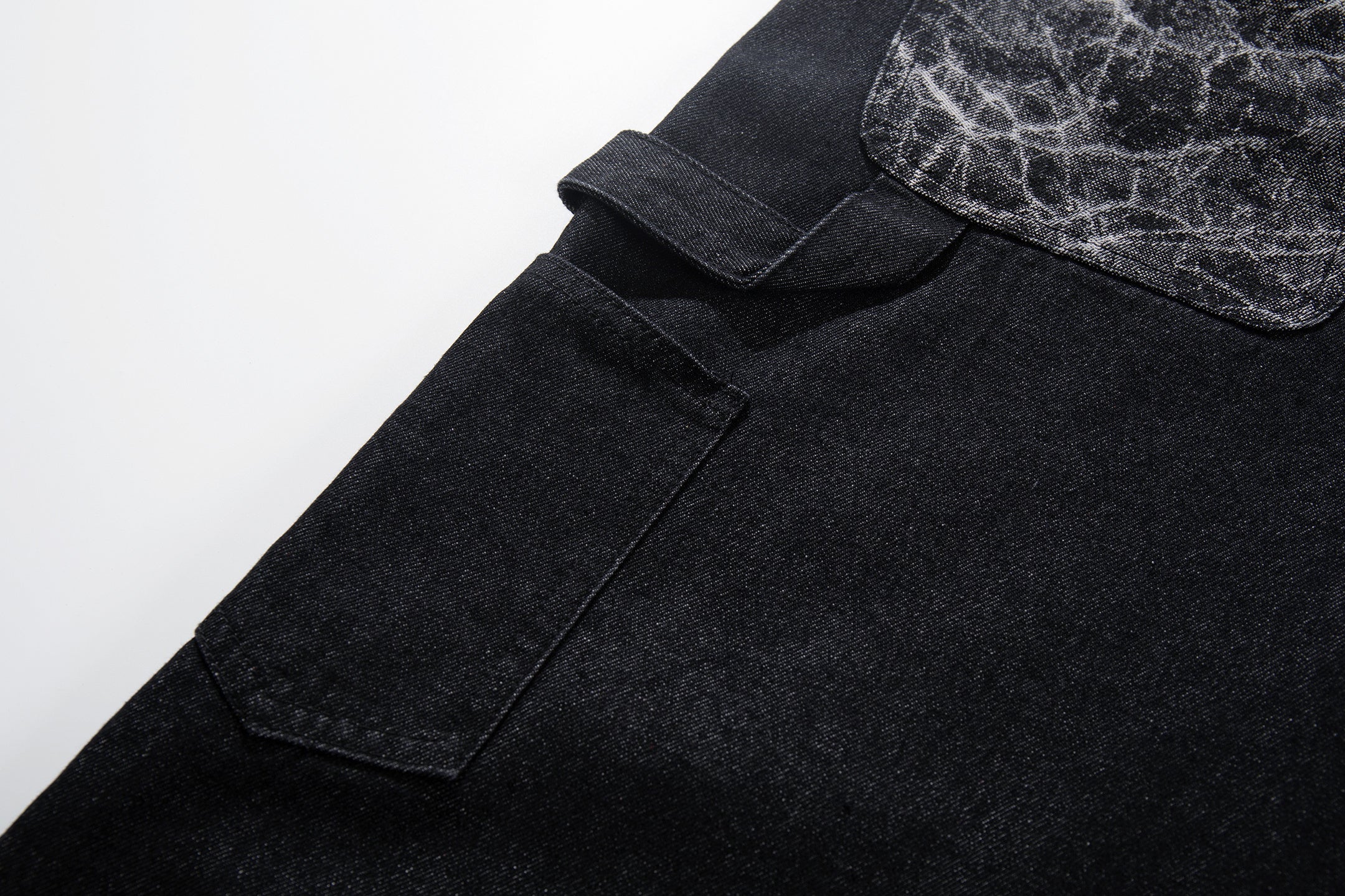 CapCabin Cracked Panel Wide-Leg Pants