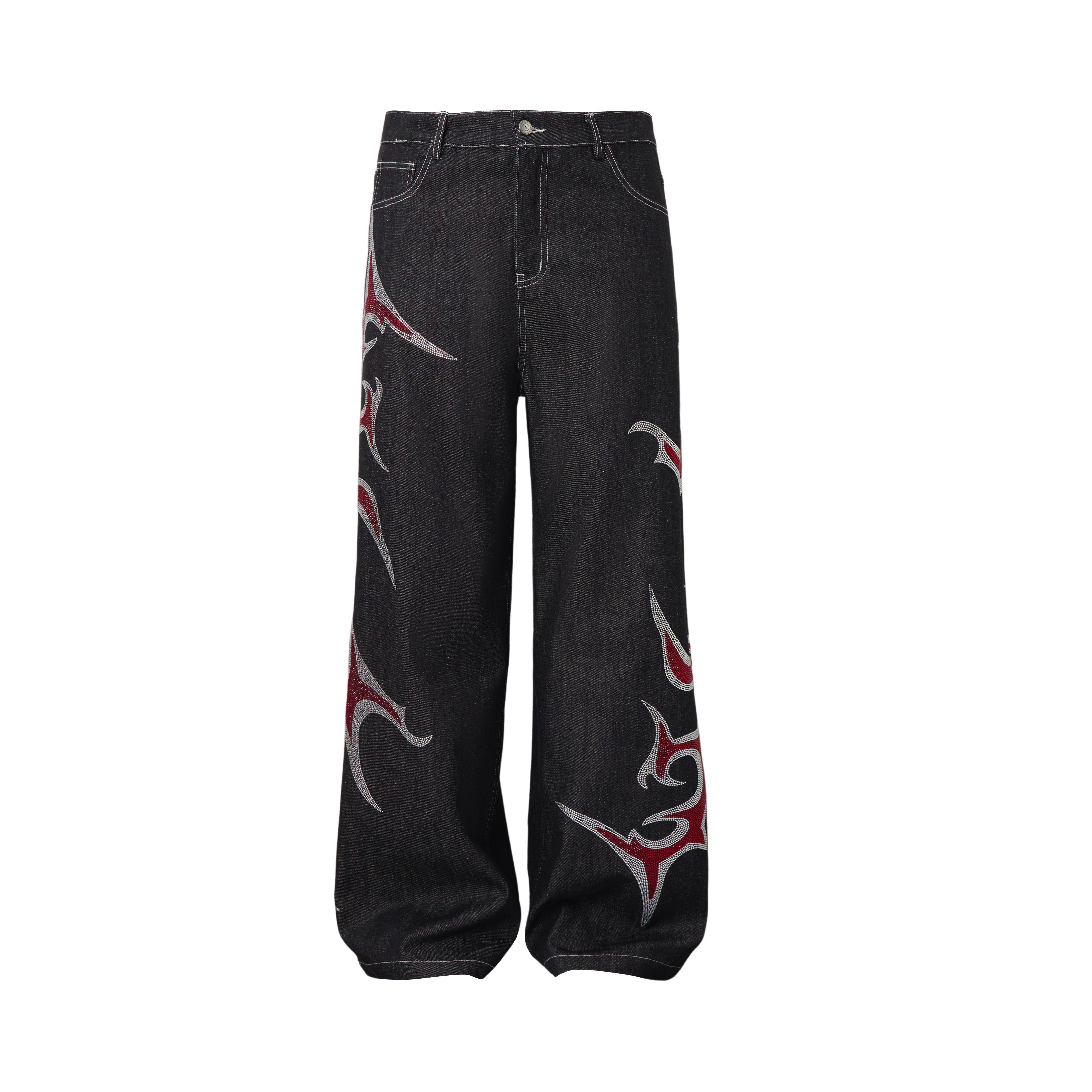 CapCabin Graphic Denim Pants