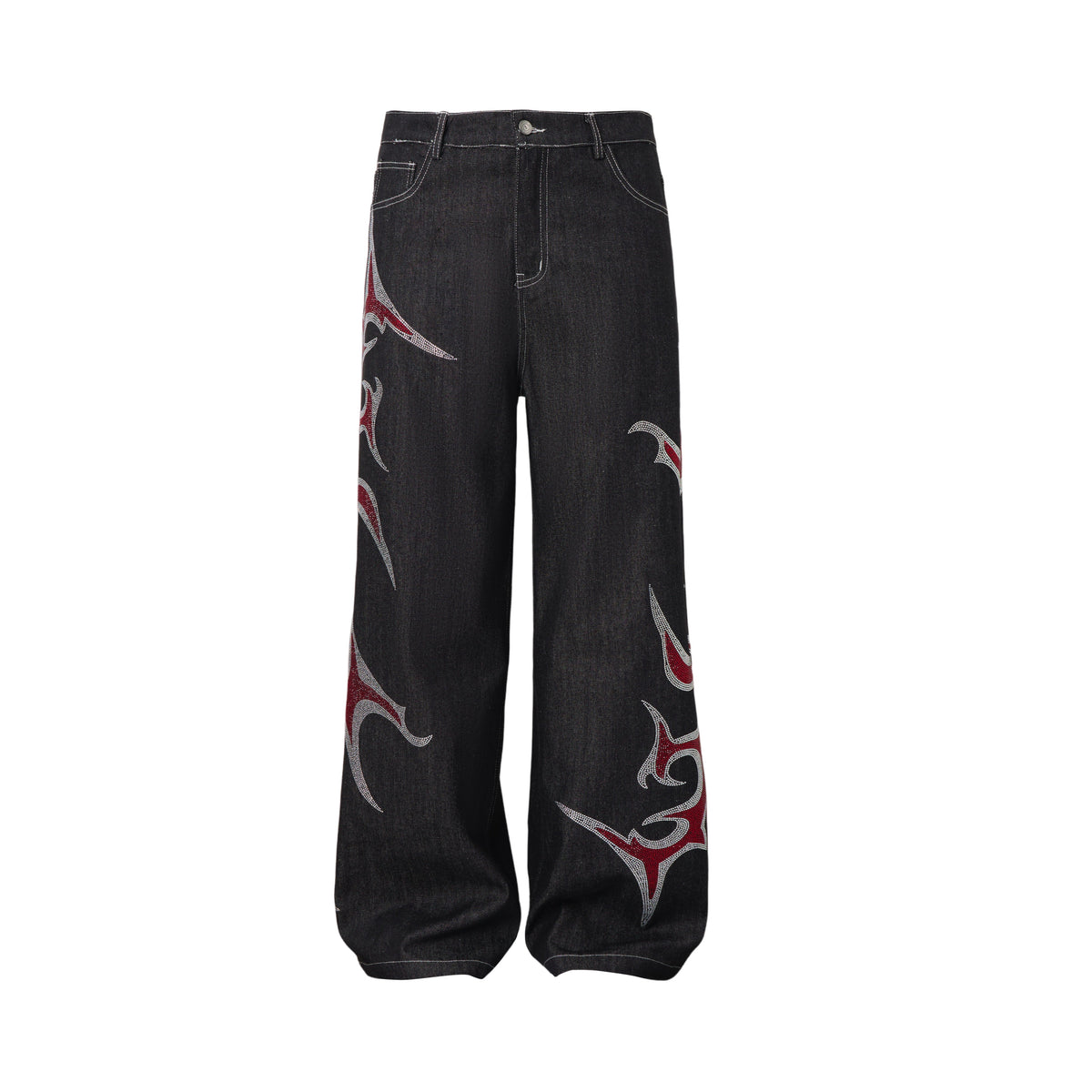 CapCabin Graphic Denim Pants