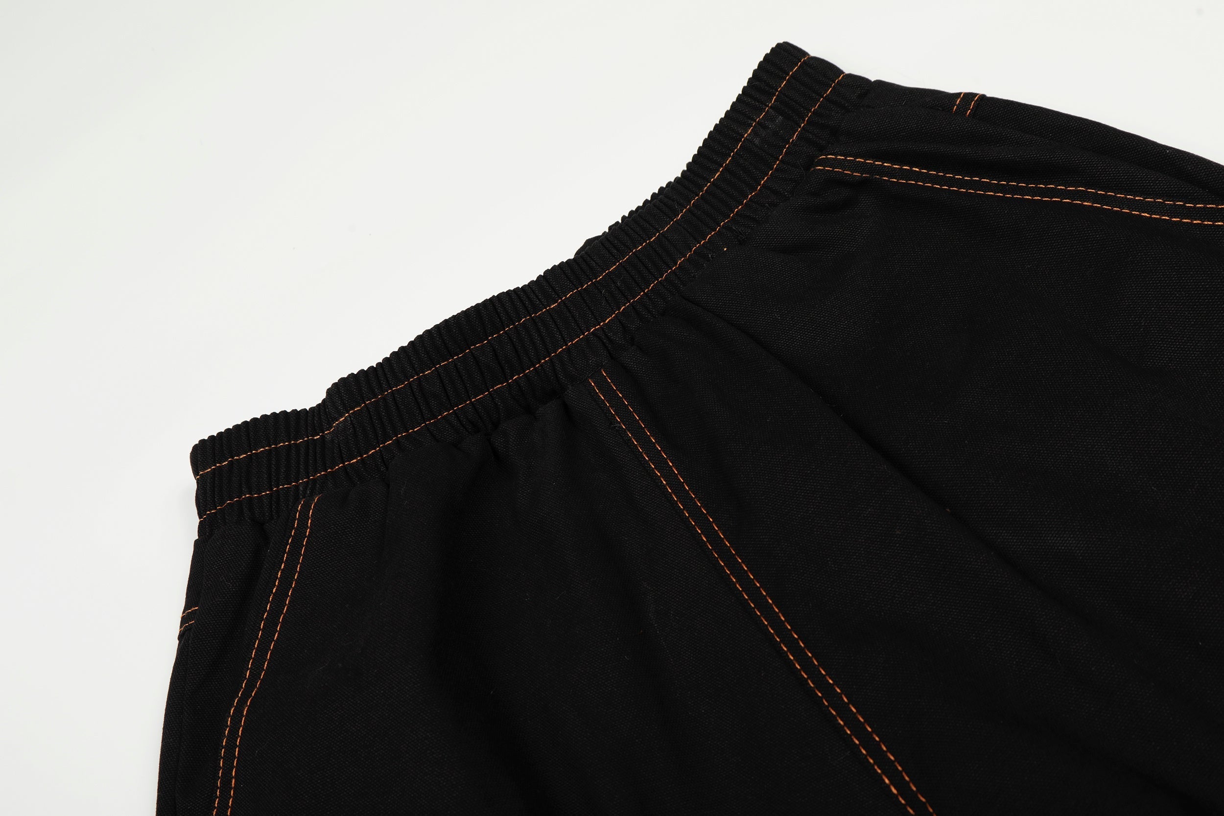 CapCabin Leopard Patch Wide-Leg Pants