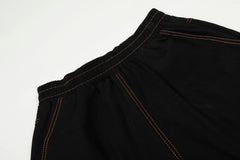 CapCabin Leopard Patch Wide-Leg Pants