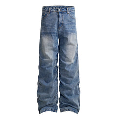 CapCabin “Stacked Vintage Denim Jeans”