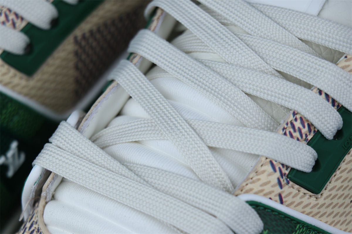 LV Trainer Damier 'White Green'