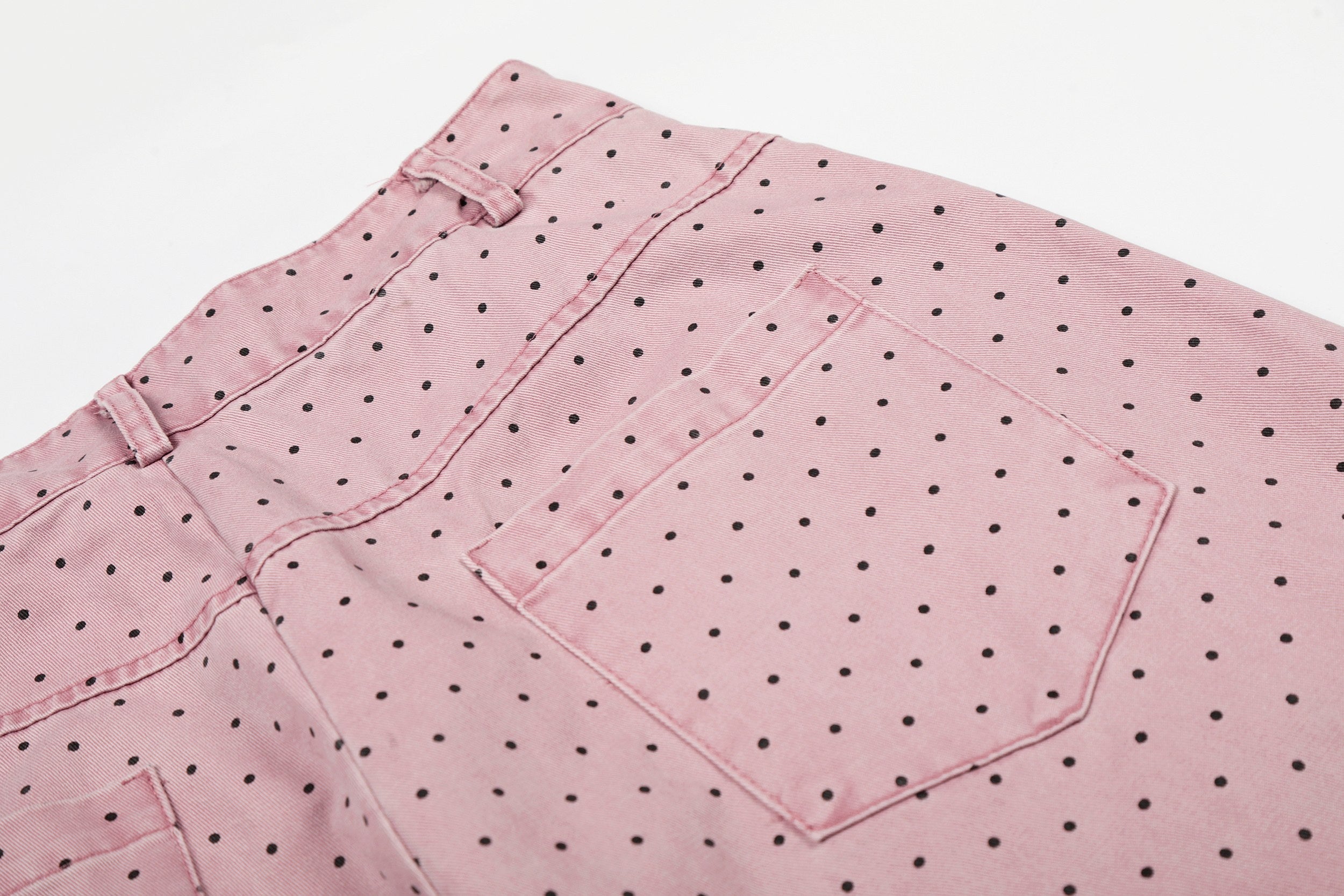 CapCabin “Polka Star Wide-Leg Pants”