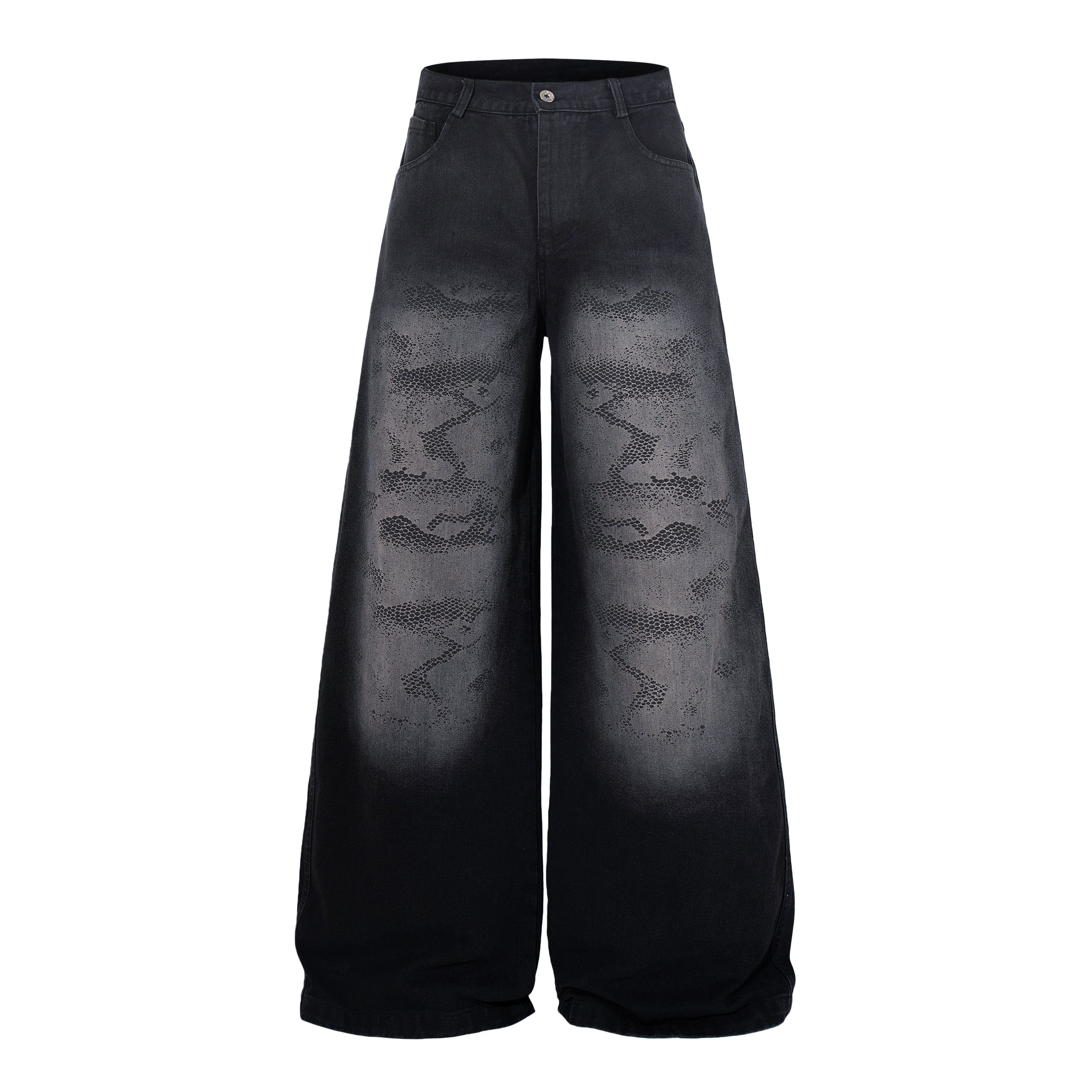 CapCabin Shadow Camo Wide-Leg Pants