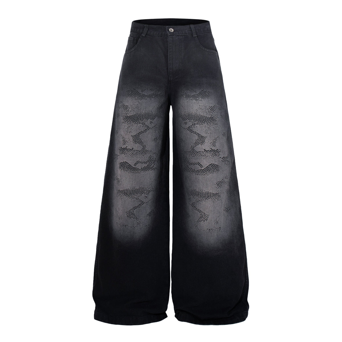 CapCabin Shadow Camo Wide-Leg Pants