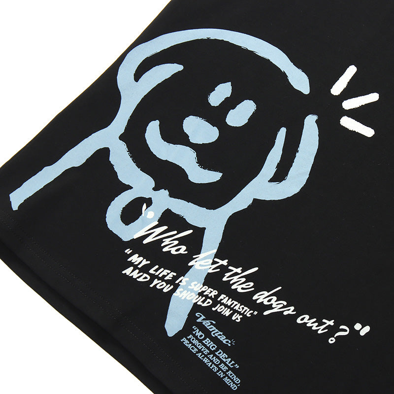 Baggy Shirts Y2K Dogs Print