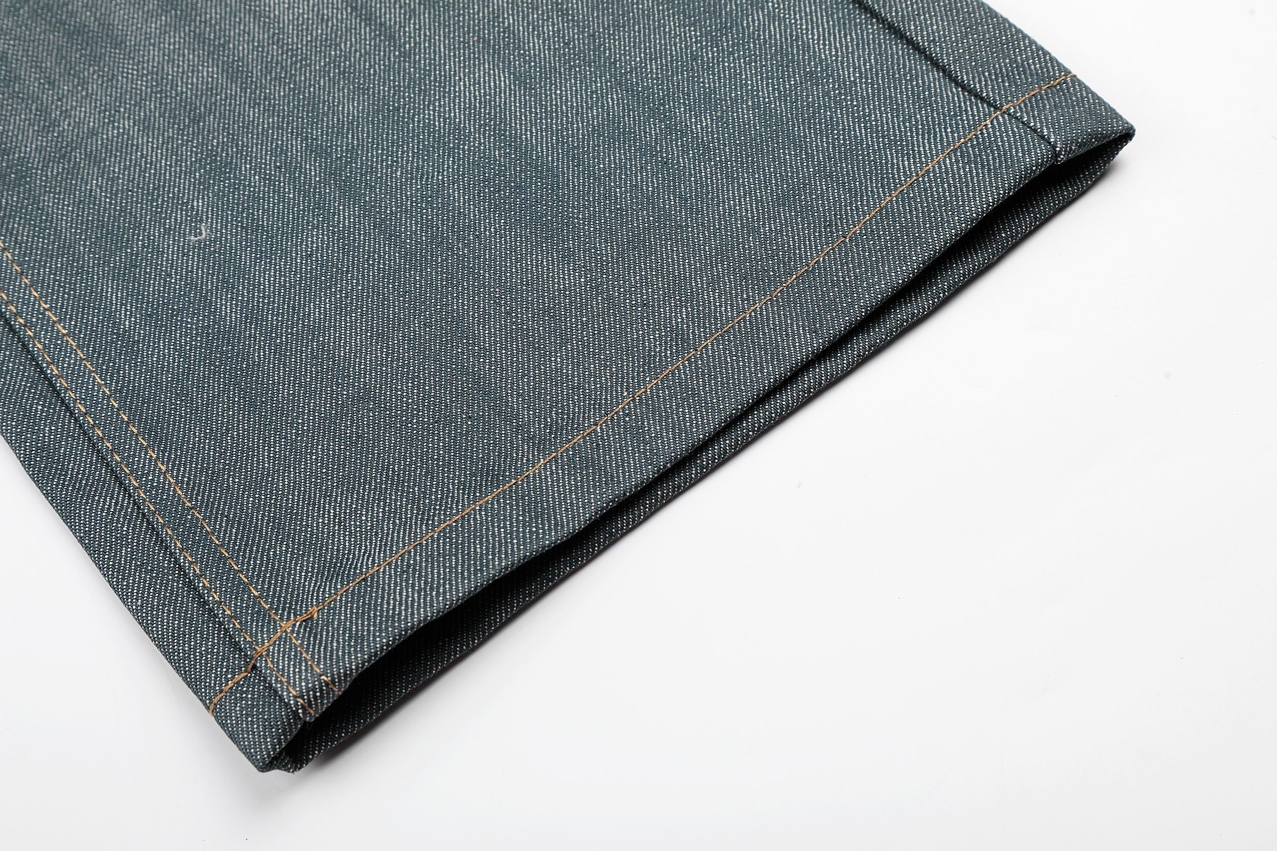 CapCabin “Washed Grey Button Denim Jeans”