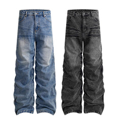 CapCabin “Stacked Vintage Denim Jeans”