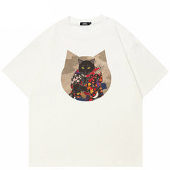 Black Cats Graphic Y2K Funny T Shirts