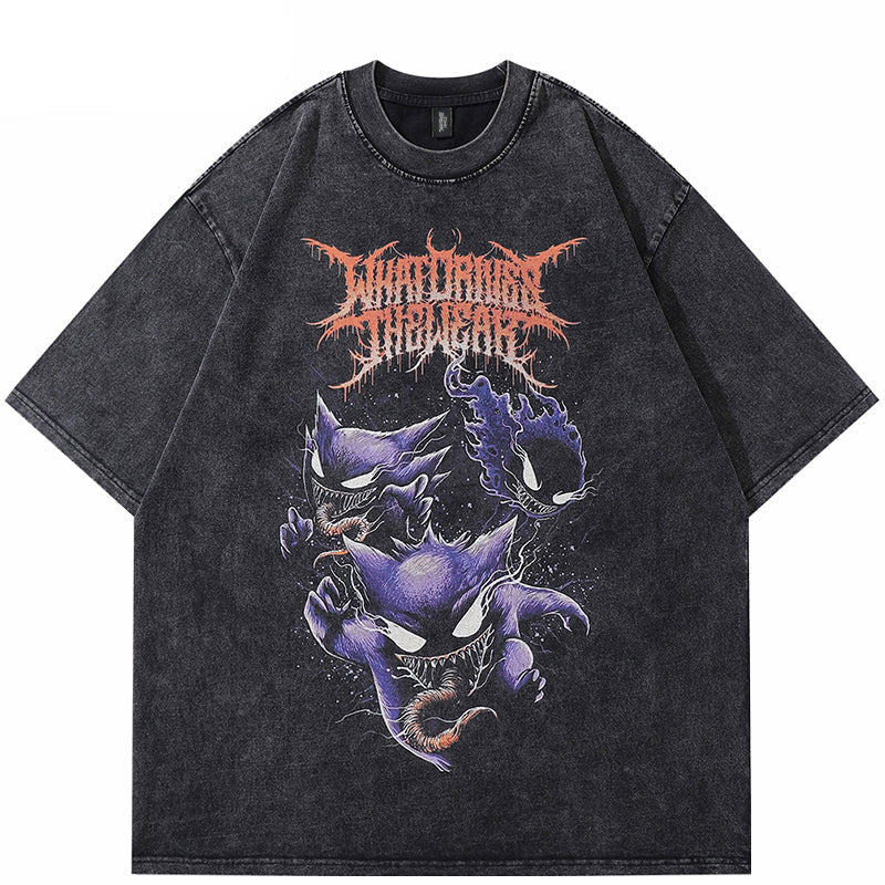 Black Devil Graphic Y2K Tee