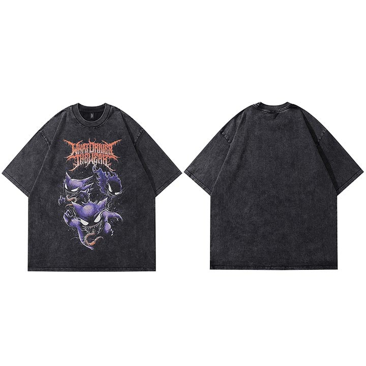 Black Devil Graphic Y2K Tee