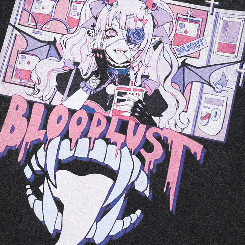 Black Graphic T Shirts Y2K