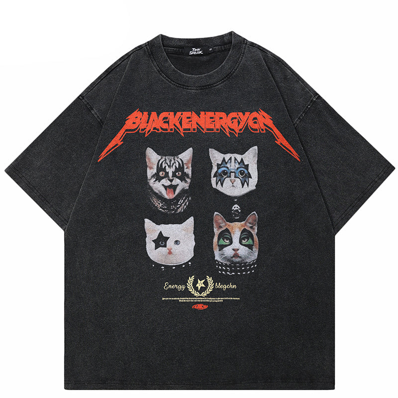 Black Retro Y2K Style Shirt