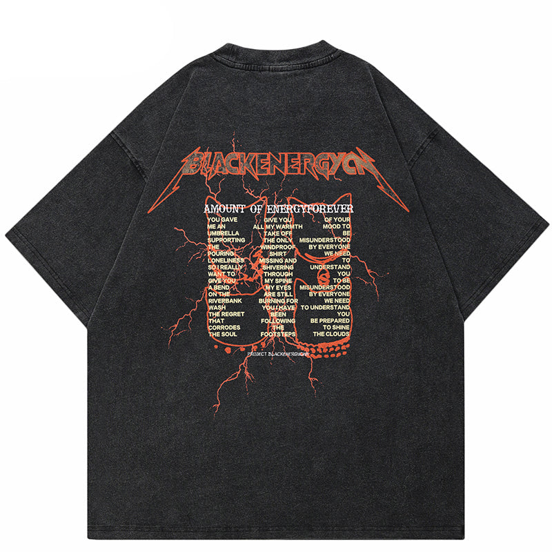 Black Retro Y2K Style Shirt