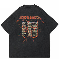 Black Retro Y2K Style Shirt