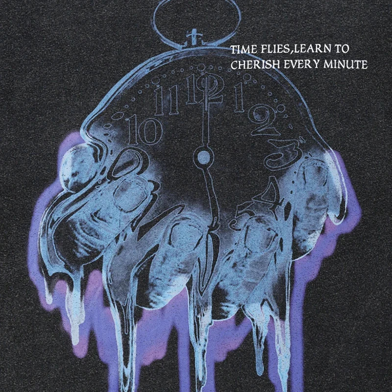 Black Y2K Aesthetic Graphic T Shirt