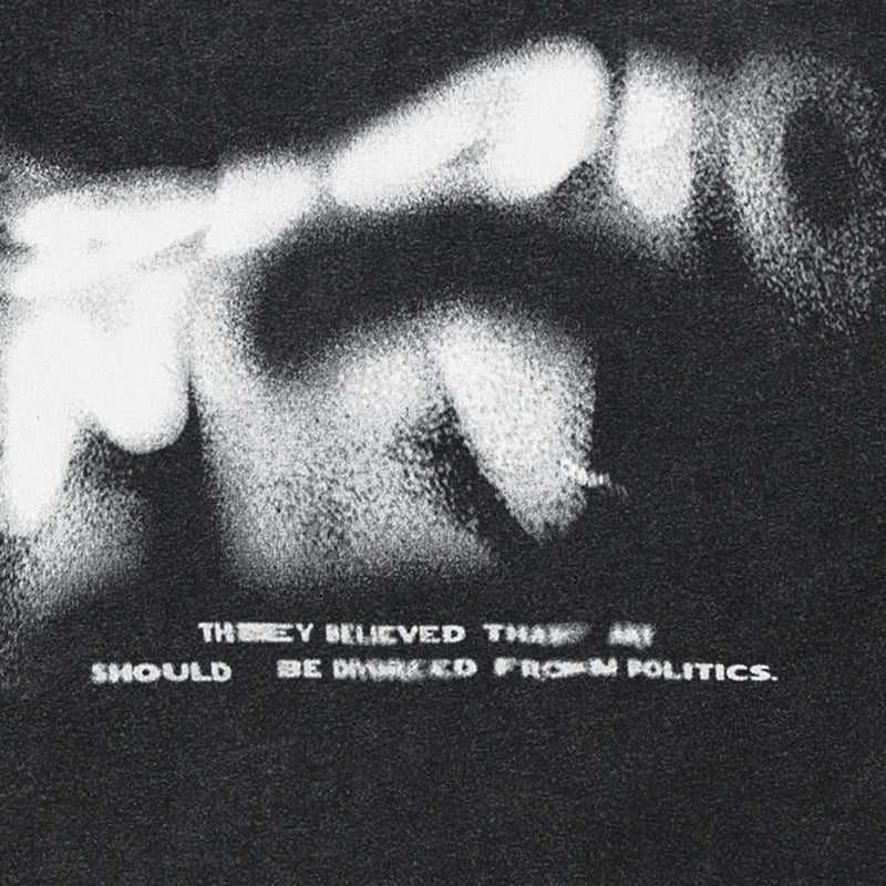 Blurry Letters Vintage Y2K Graphic Tee