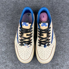 Fragment Design x Travis Scott x Air Jordan 1 Retro Low OG SP 'Sail Military Blue' (B-Grade)
